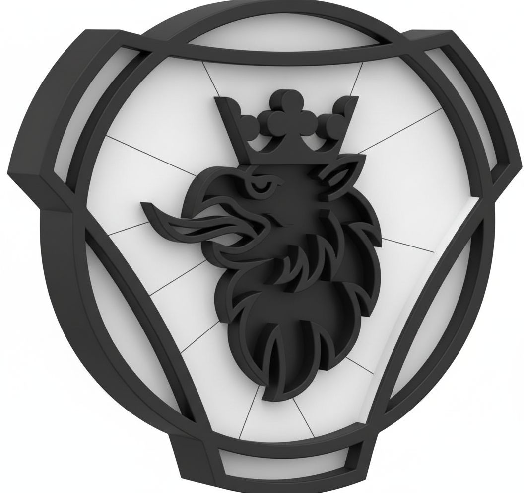 Saab Griffin Emblem free 3D printable STL