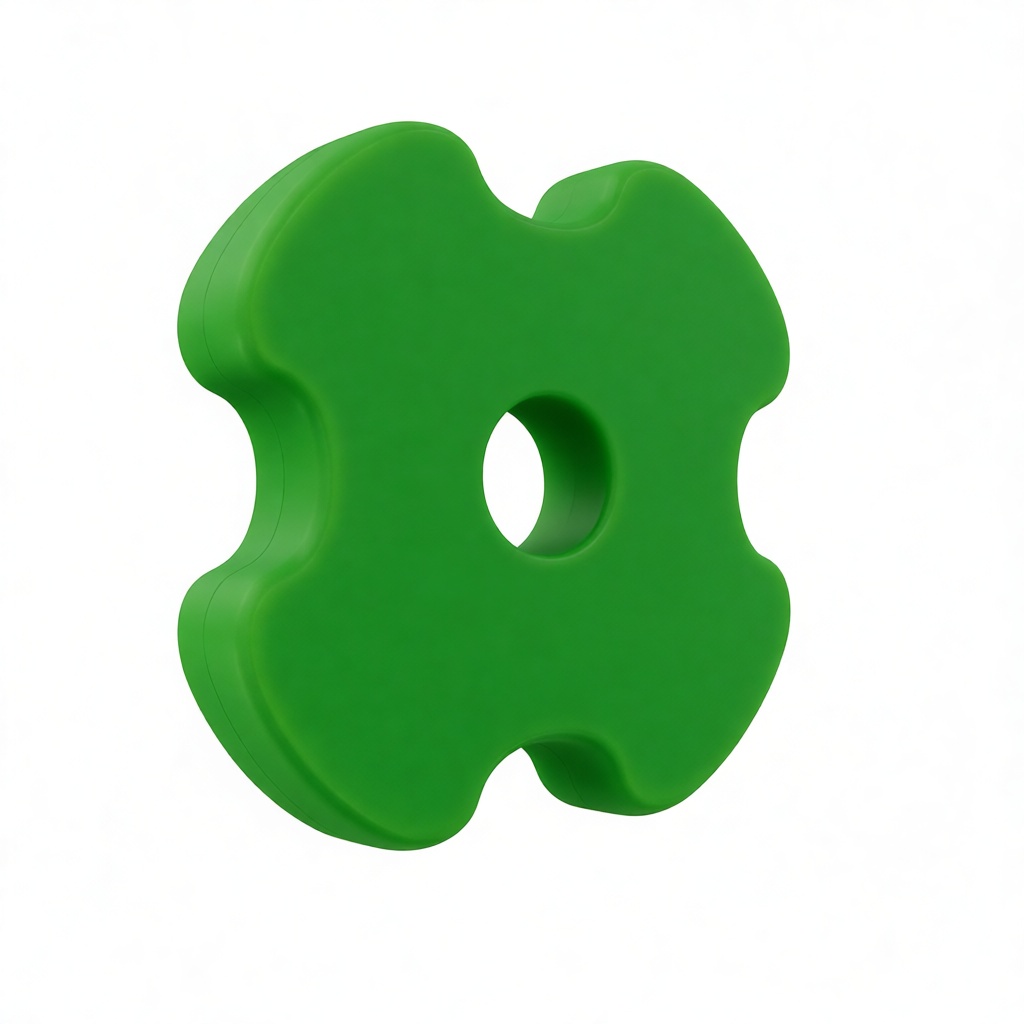 Green Clover Button free 3D printable STL