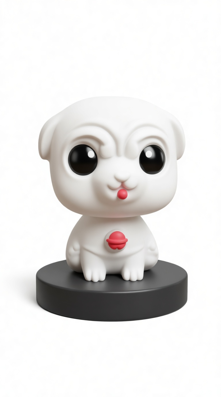 Pug Dog Figurine free 3D printable STL