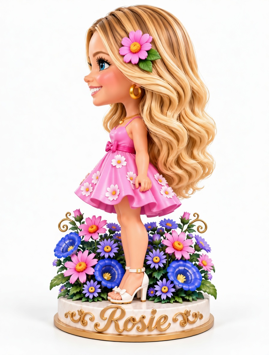Rosie Floral Figurine free 3D printable STL