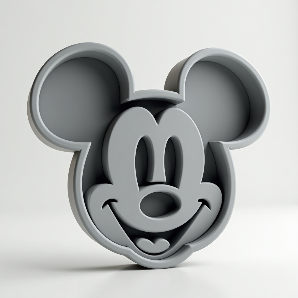 Mickey Mouse Cookie Cutter free 3D printable STL