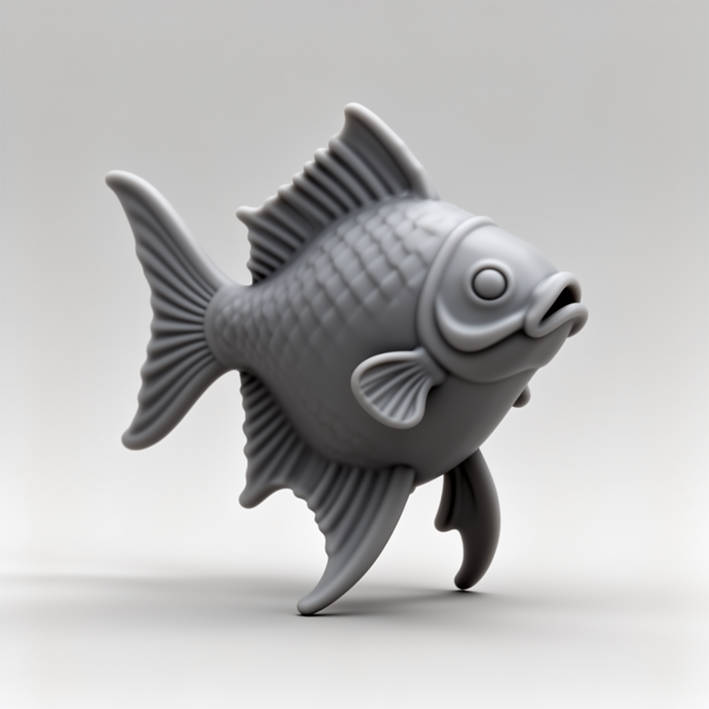 Flexible Fish Figurine free 3D printable STL