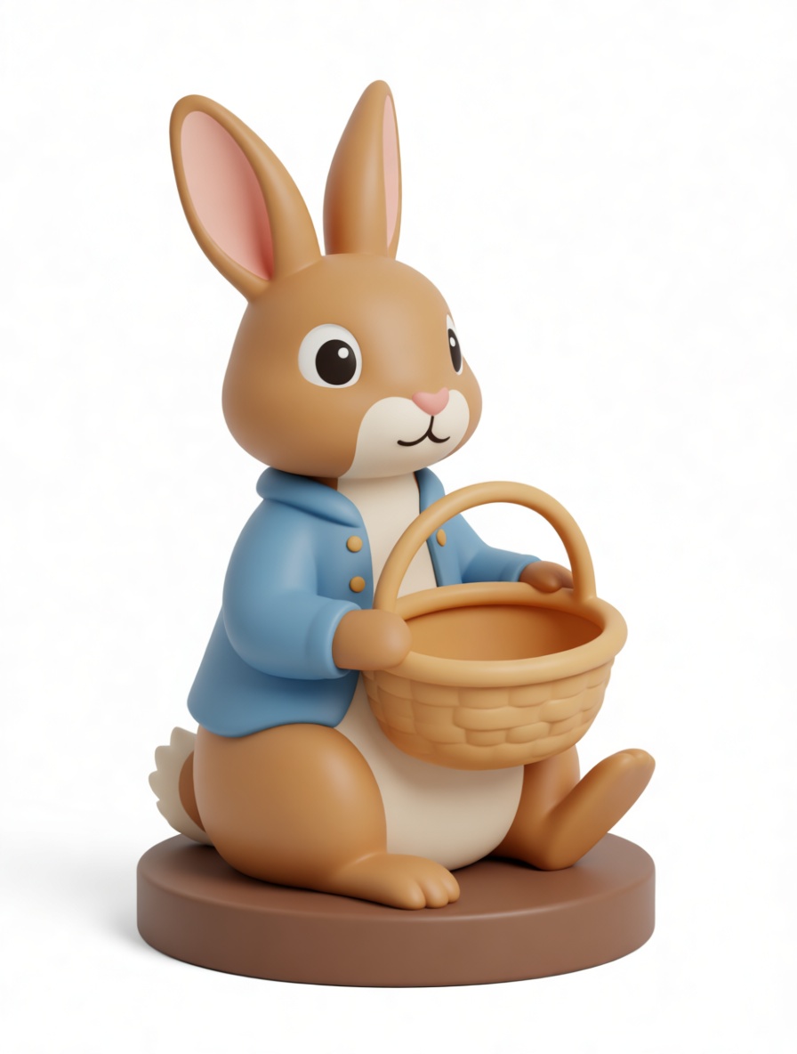 Peter Rabbit Figurine free 3D printable STL