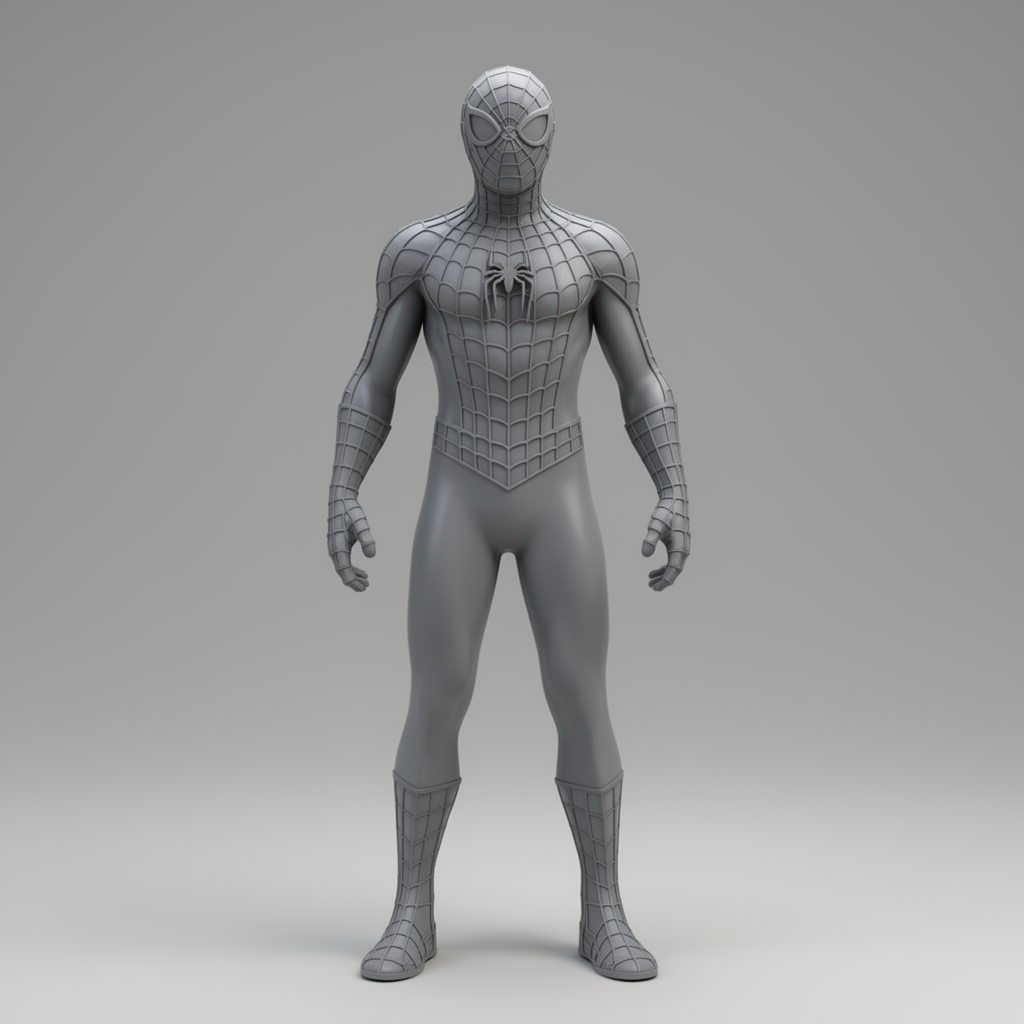 Spiderman Figurine free 3D printable STL