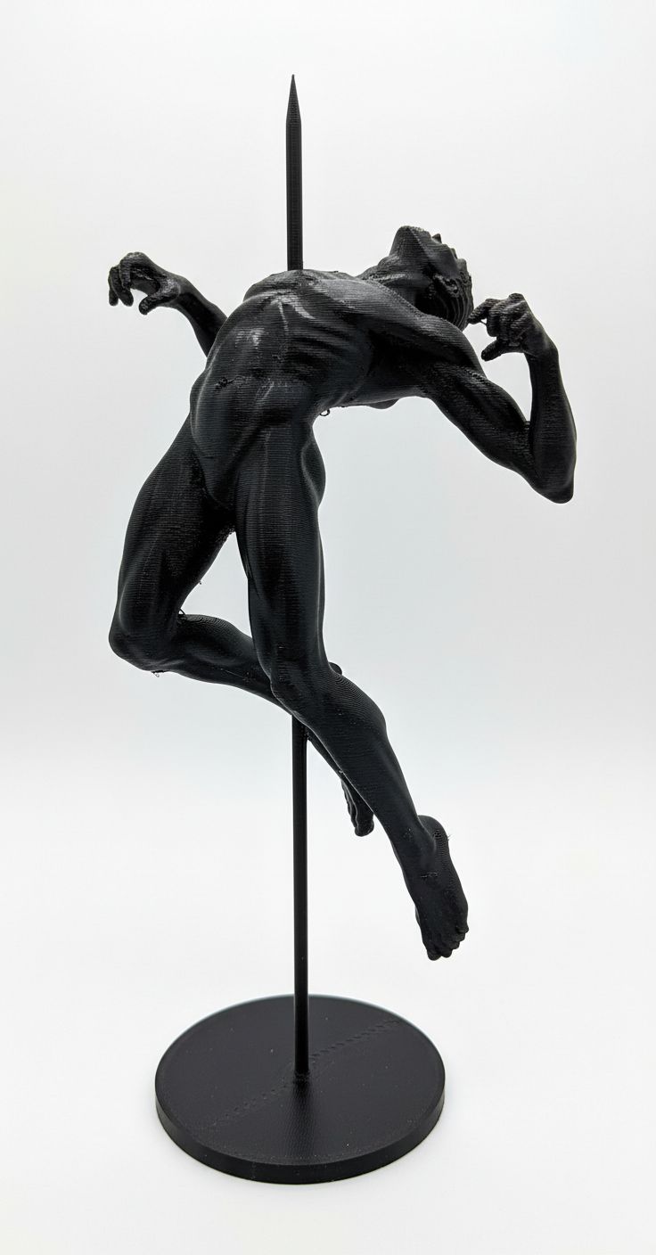Dynamic Figure Sculpture free 3D printable STL