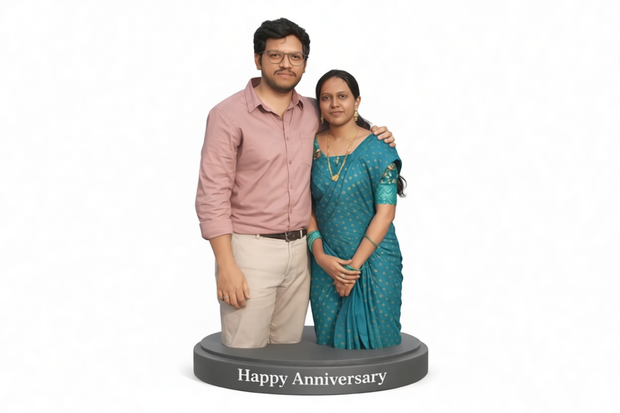 Couple Anniversary Figurine free 3D printable STL