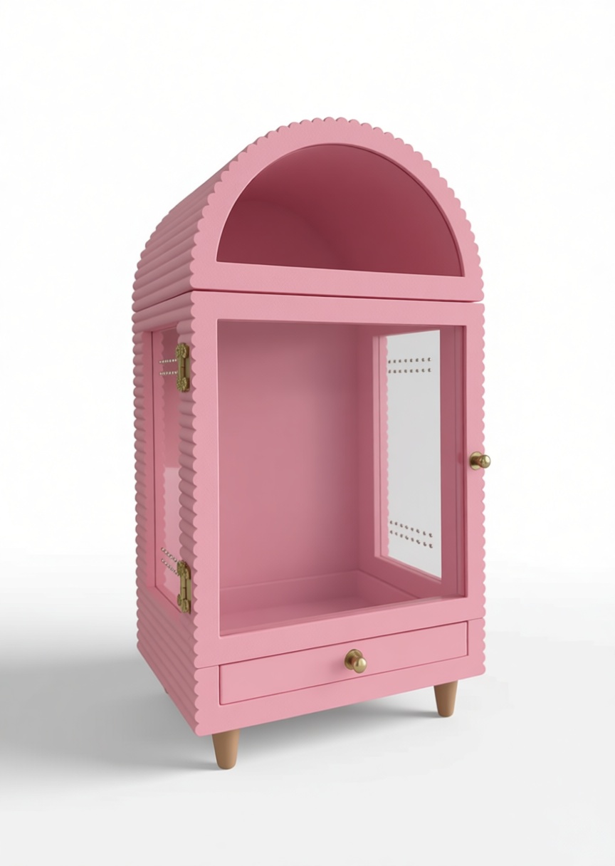 Pink Display Cabinet free 3D printable STL