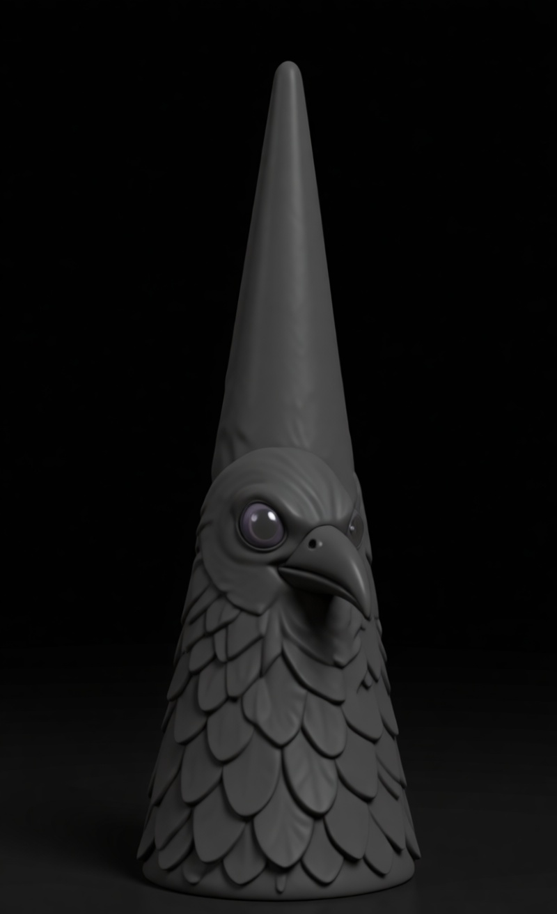 Hoopoe Bird Figurine free 3D printable STL