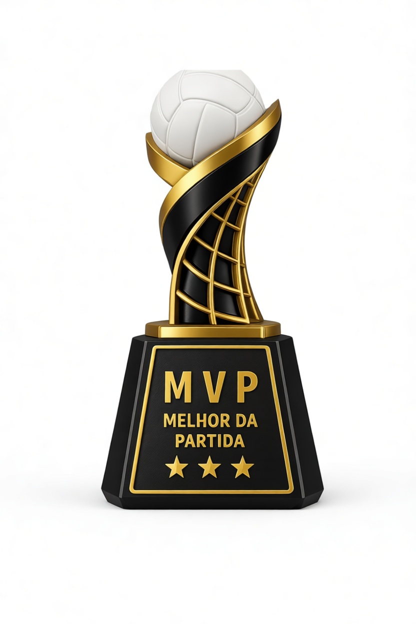 MVP Volleyball Trophy free 3D printable STL
