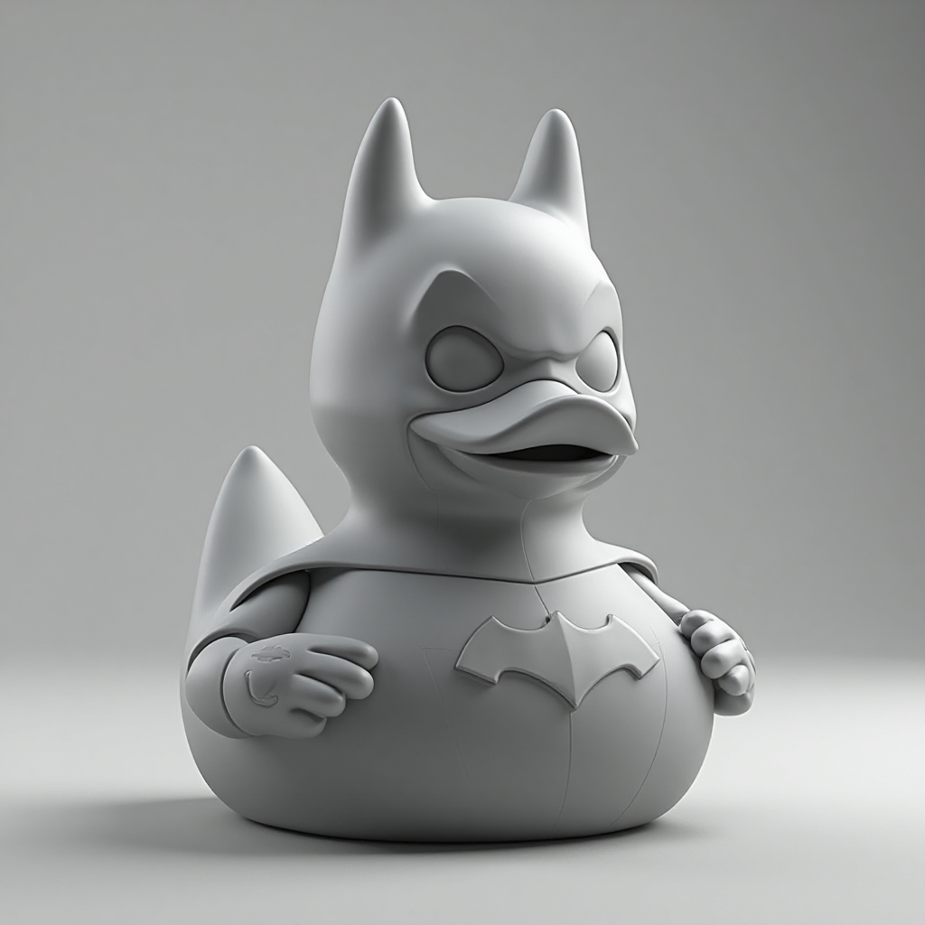 Batman Rubber Duck free 3D printable STL