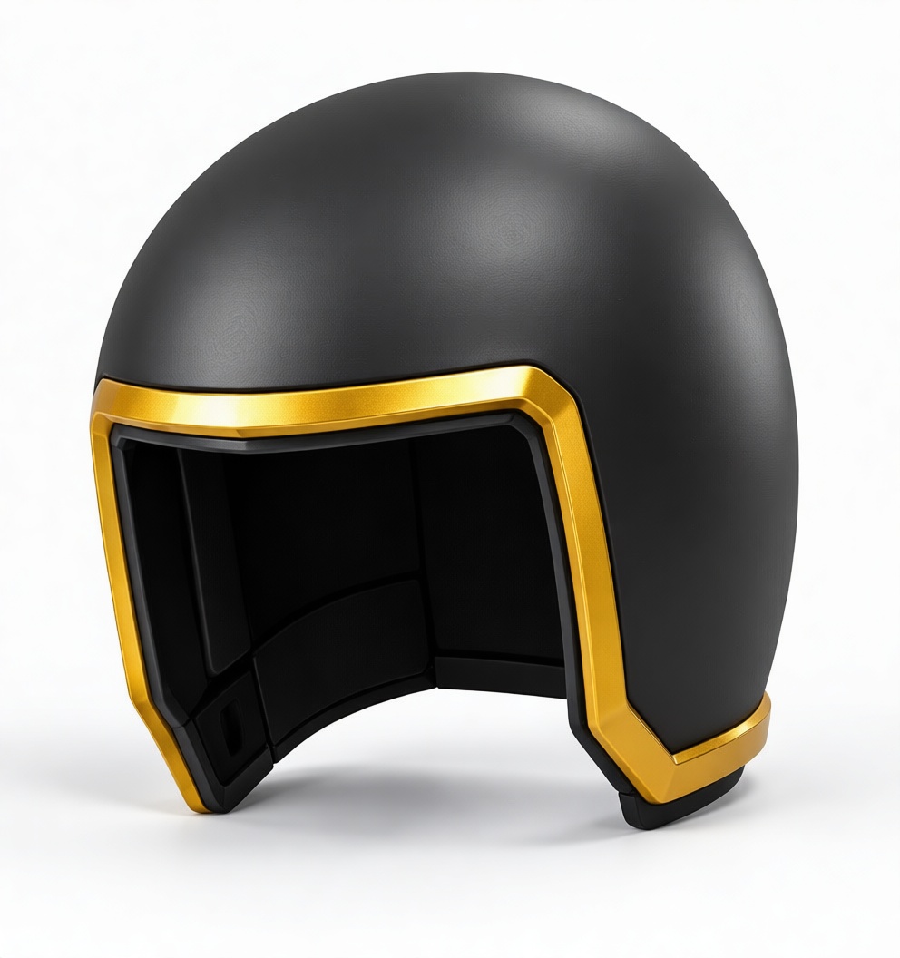 Retro Motorcycle Helmet free 3D printable STL