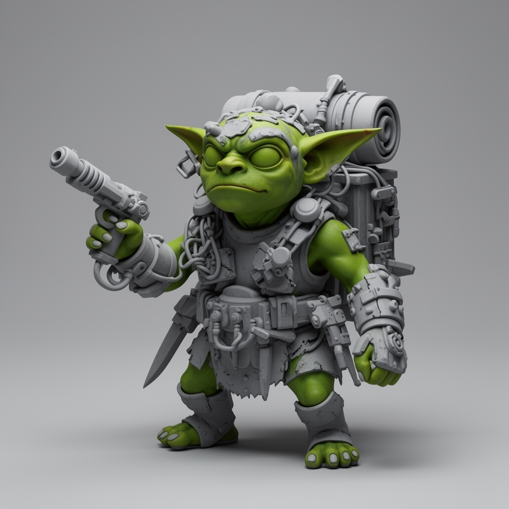 Gretchin Scavenger Figurine free 3D printable STL