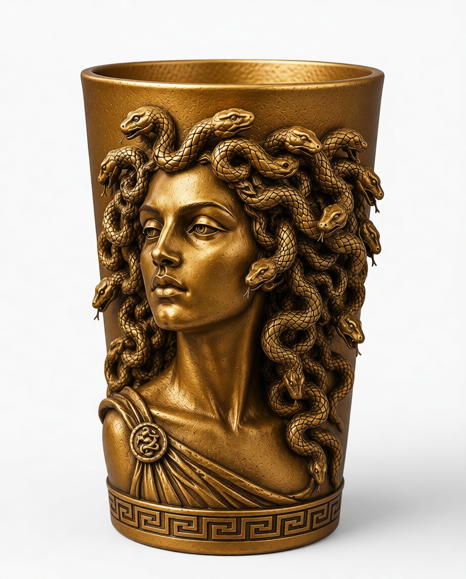 Medusa Bust Sculpture free 3D printable STL