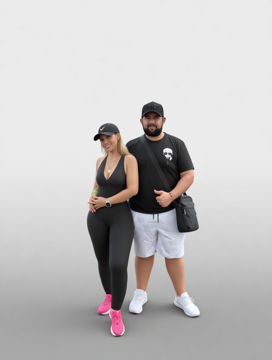 Casual Couple Figurine free 3D printable STL