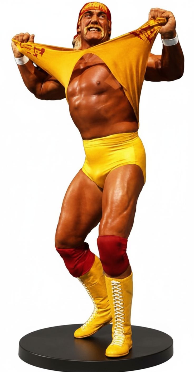 Hulk Hogan Figurine free 3D printable STL