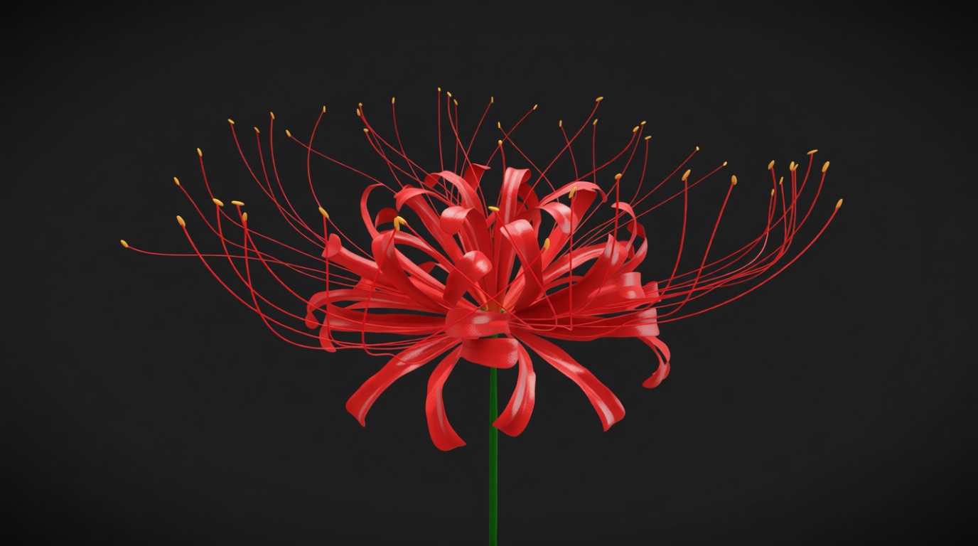 Red Spider Lily Model free 3D printable STL