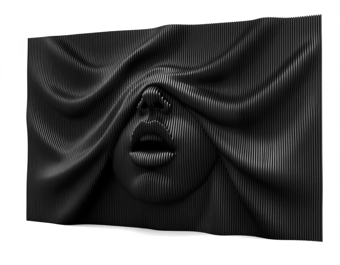 Veiled Woman Wall Sculpture free 3D printable STL