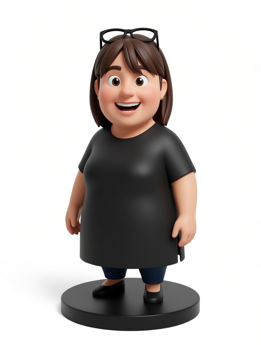 Smiling Woman Figurine free 3D printable STL
