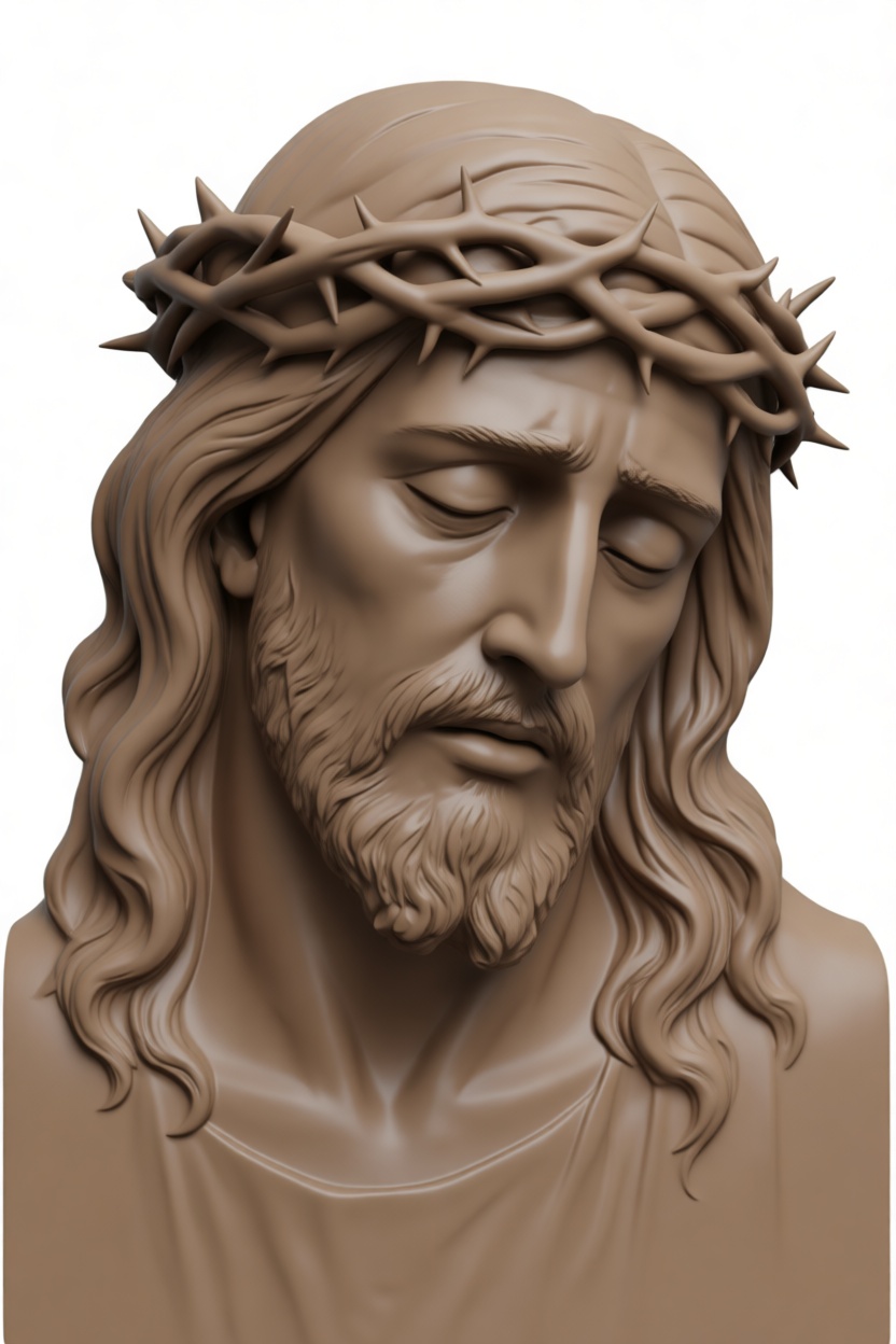 Jesus Christ Bust free 3D printable STL