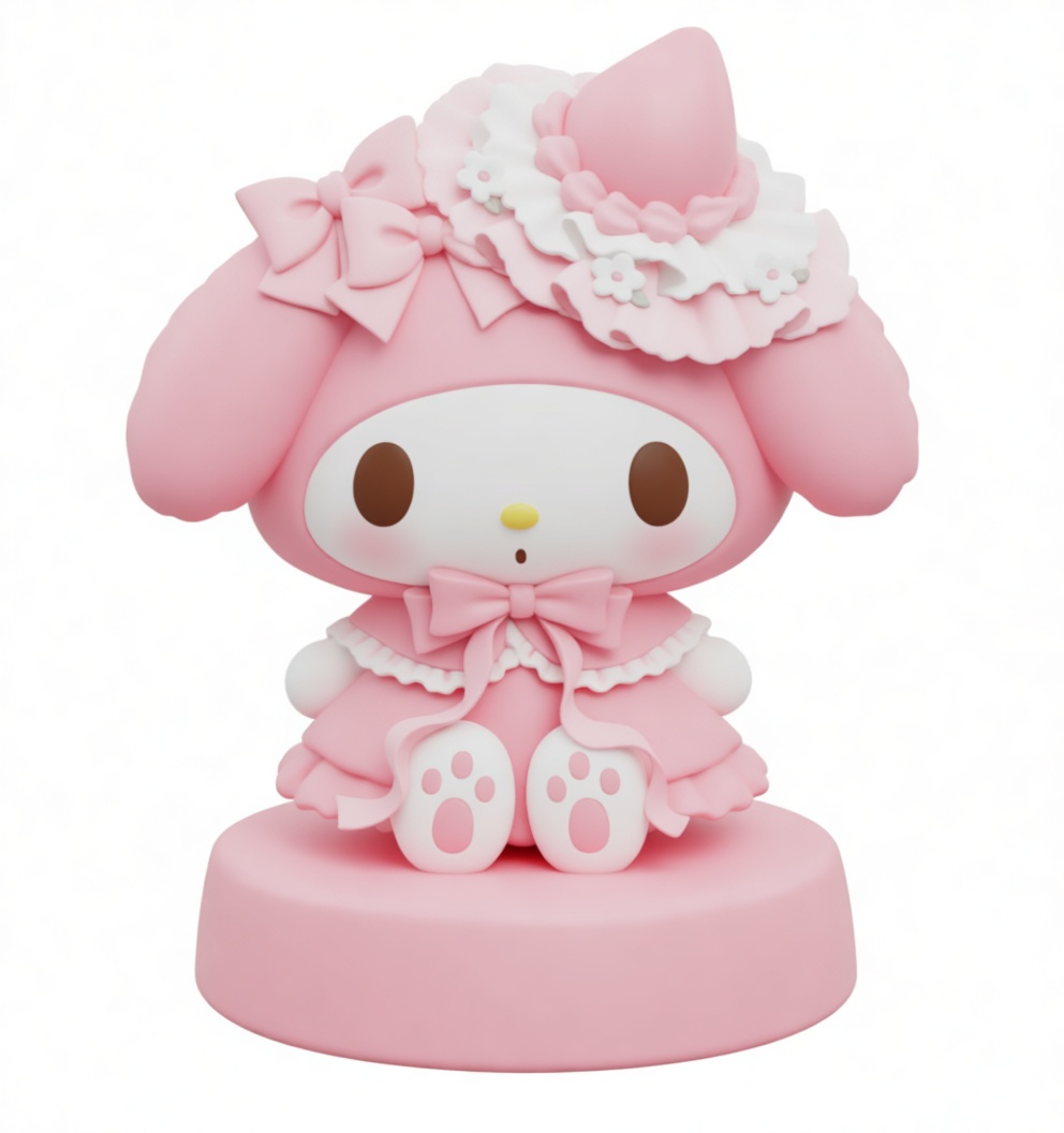 My Melody Figurine free 3D printable STL