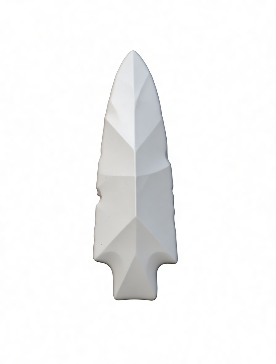 Geometric Arrowhead Model free 3D printable STL