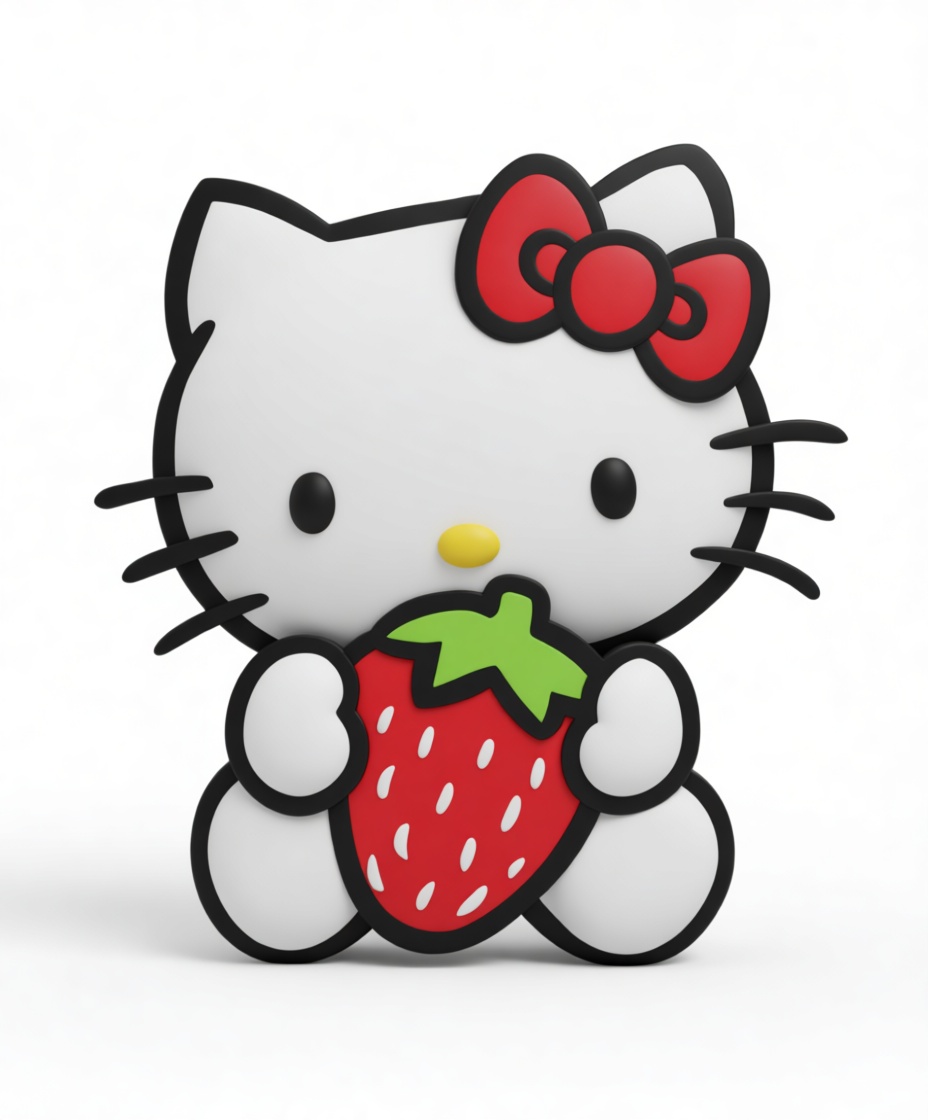 Hello Kitty Figurine free 3D printable STL