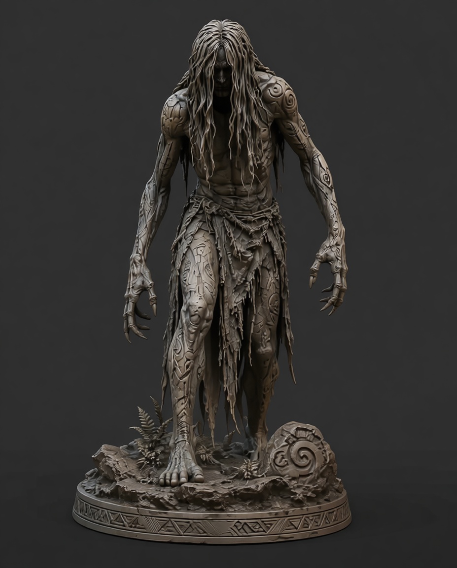 Troll Statue Figurine free 3D printable STL