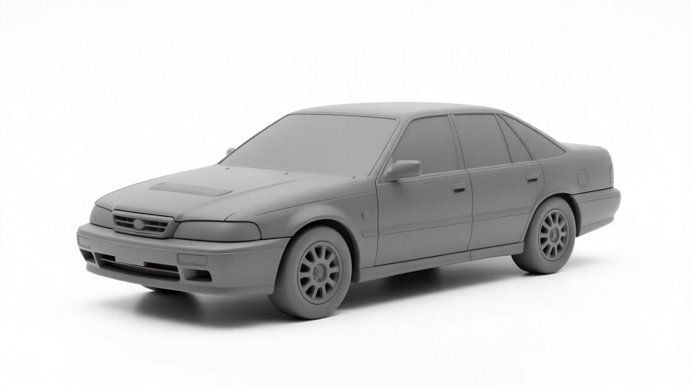 1992 Subaru Legacy Sedan Model free 3D printable STL
