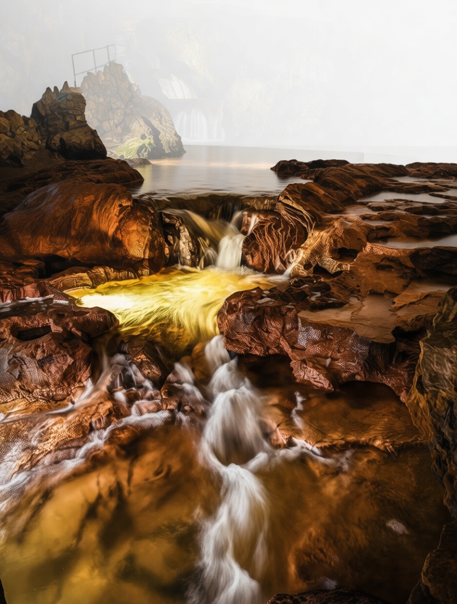 Underground River Terrain free 3D printable STL