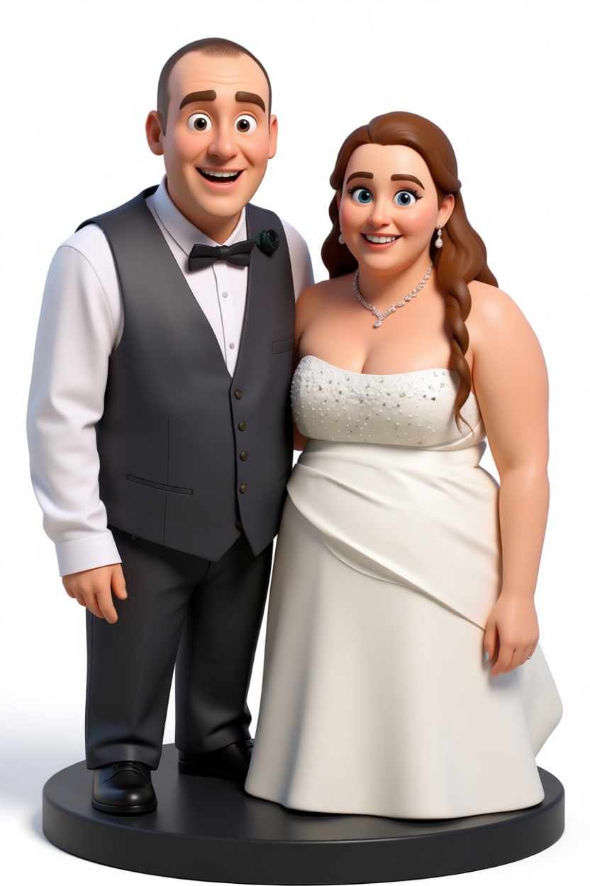 Wedding Couple Figurine free 3D printable STL