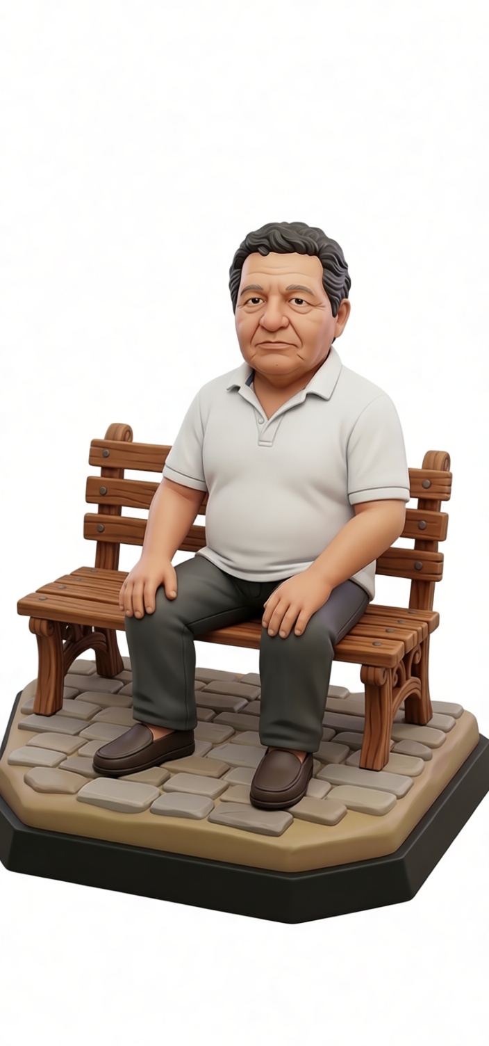 Elderly Man Figurine - Free 3D Printable STL File