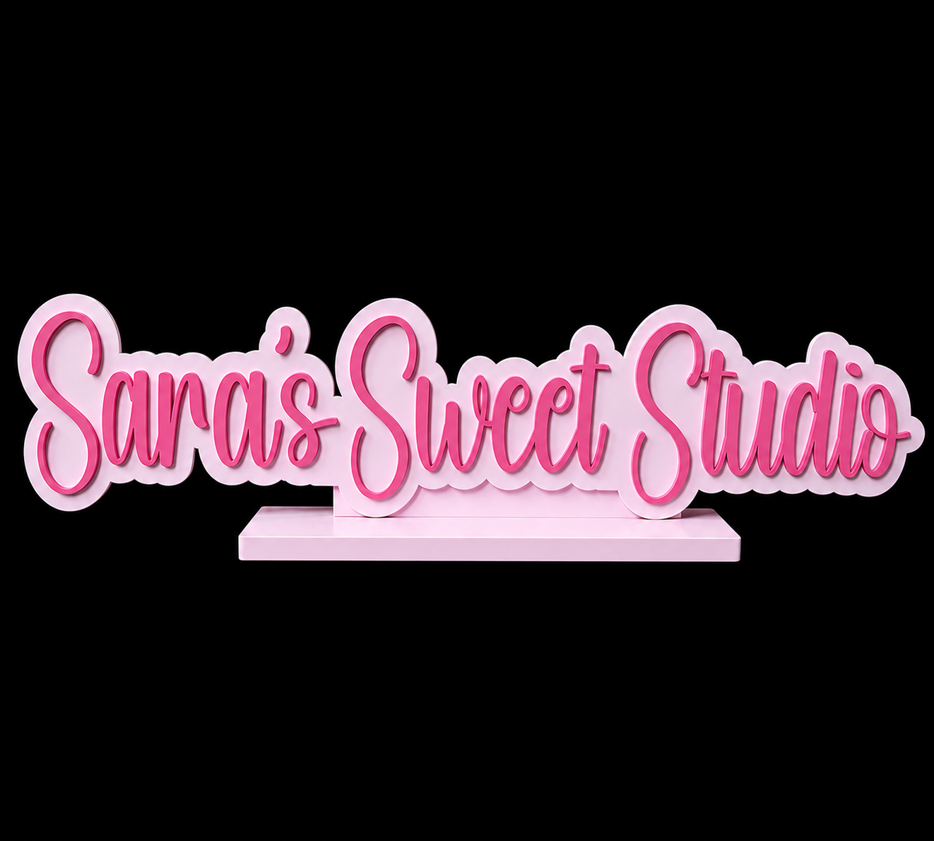 Sara's Sweet Studio Sign free 3D printable STL