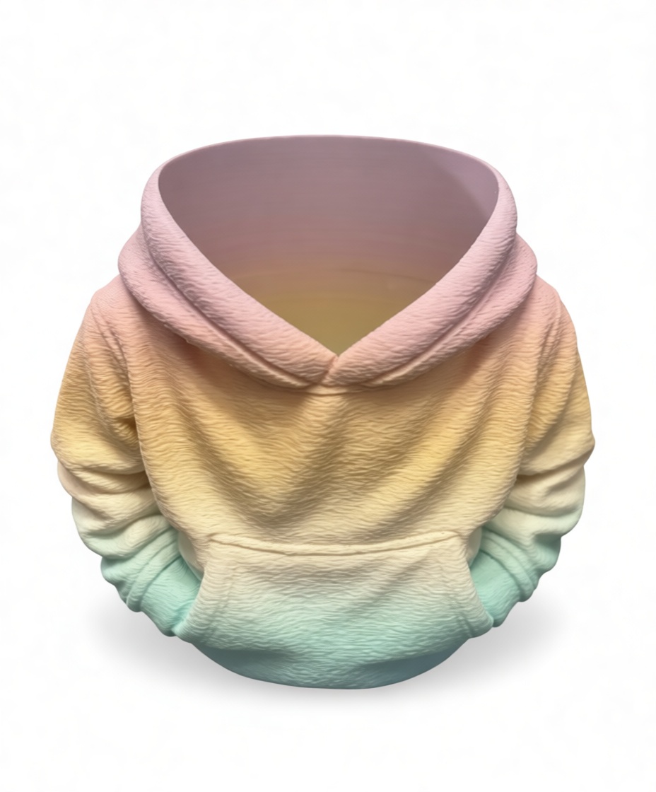 Hoodie Planter Pot free 3D printable STL