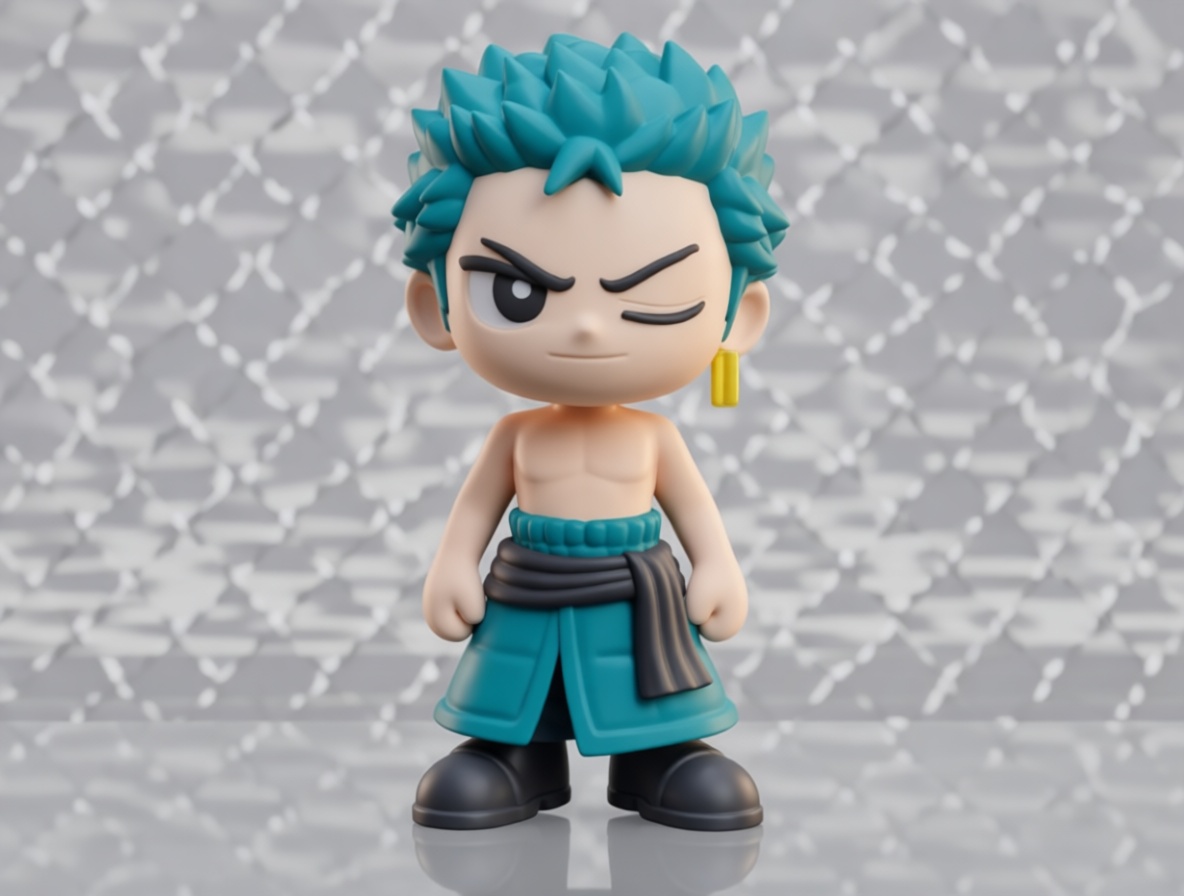 Roronoa Zoro Figurine free 3D printable STL