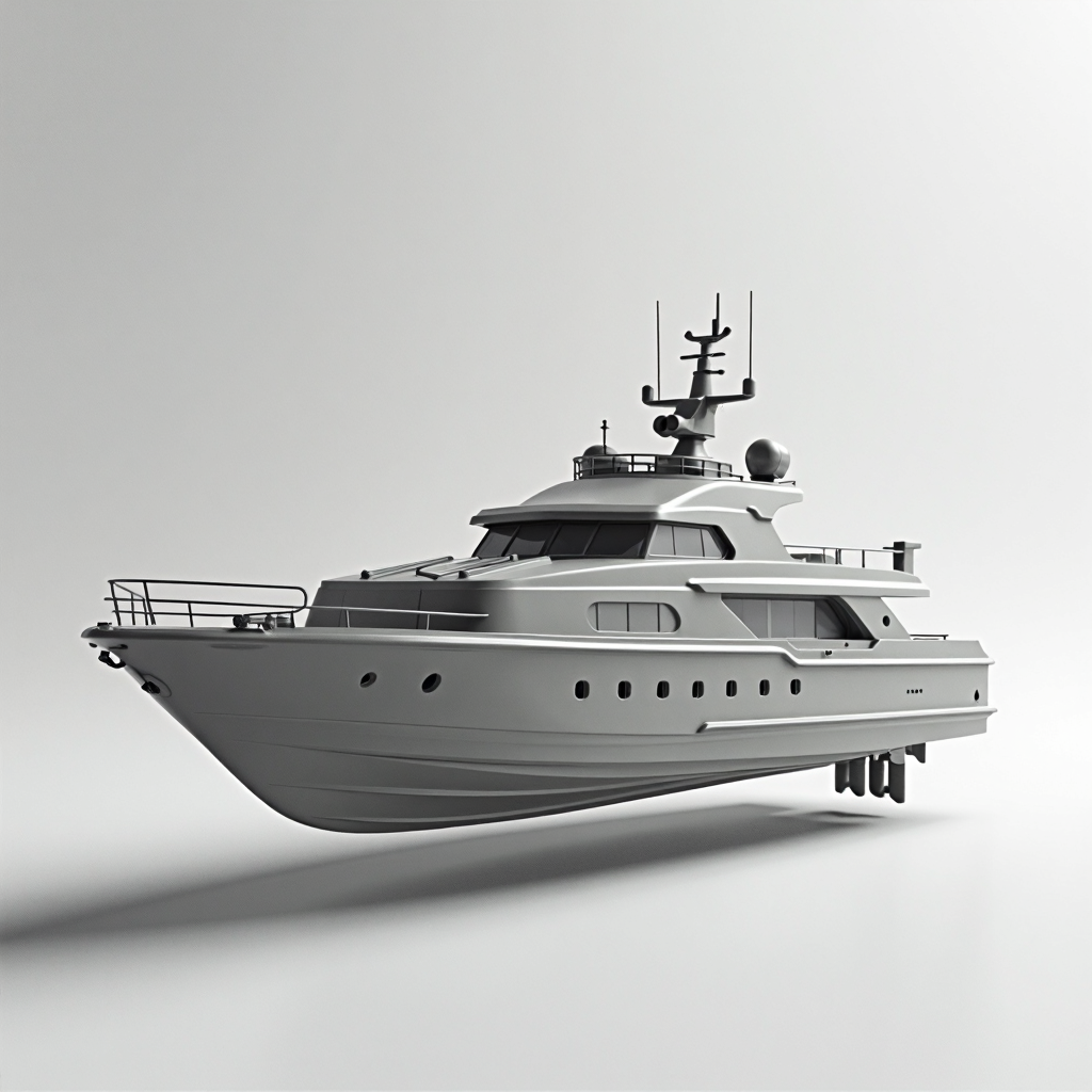 Azimut 100ft Yacht Model free 3D printable STL