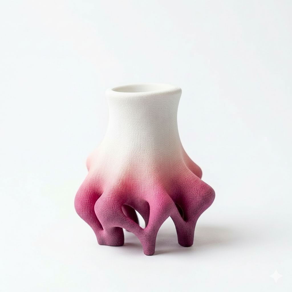 Organic Gradient Vase free 3D printable STL
