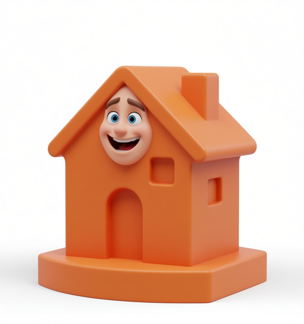 Smiling House Figurine free 3D printable STL
