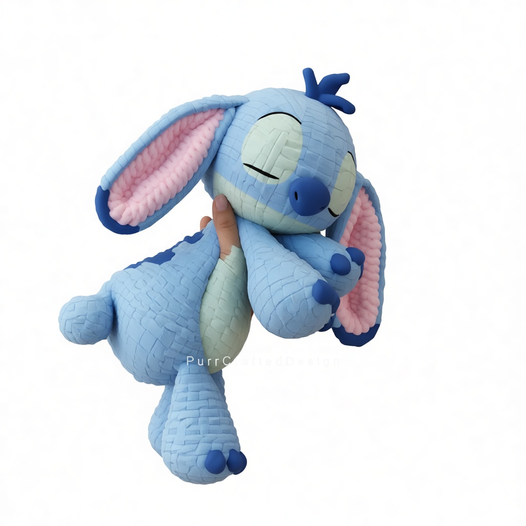 Stitch Plush Figurine free 3D printable STL