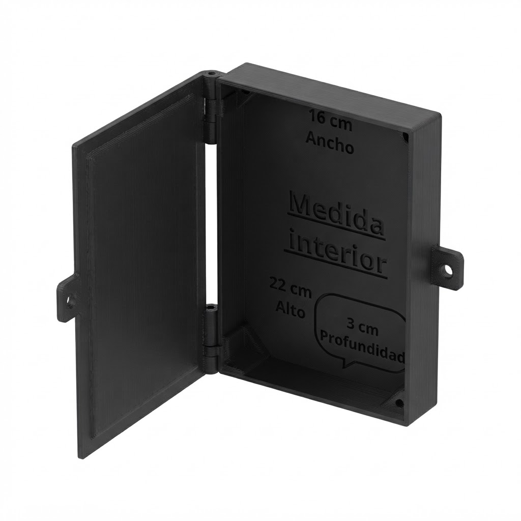 Storage Box with Hinged Door free 3D printable STL