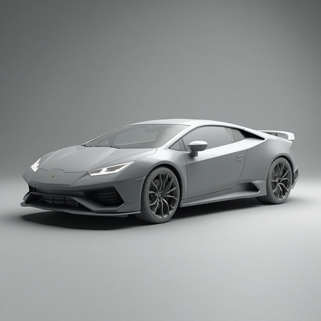 Lamborghini Aventador Model free 3D printable STL