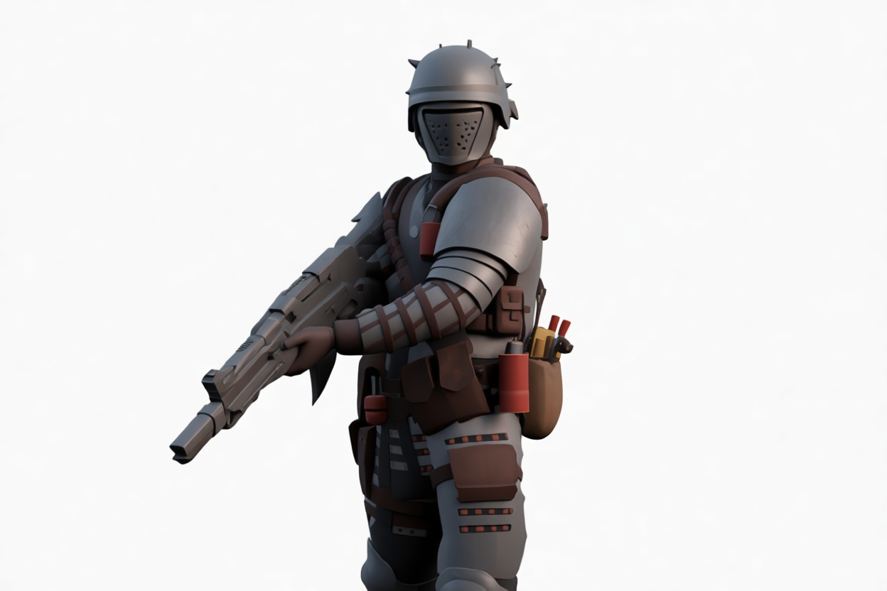 Purge Trooper Figurine free 3D printable STL