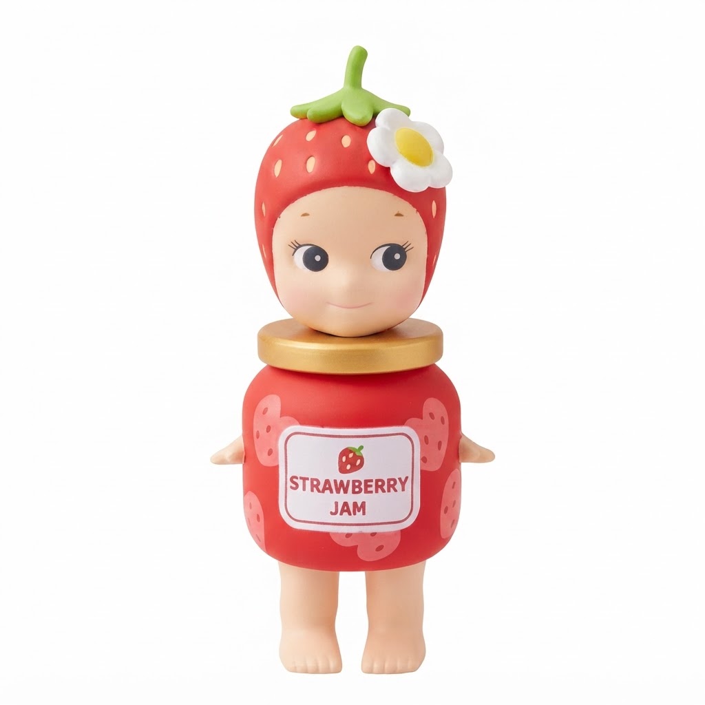 Strawberry Jam Figurine free 3D printable STL