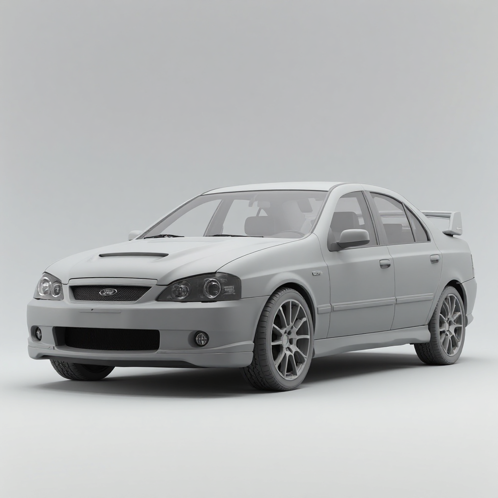 Ford Falcon BF XR6 Model free 3D printable STL