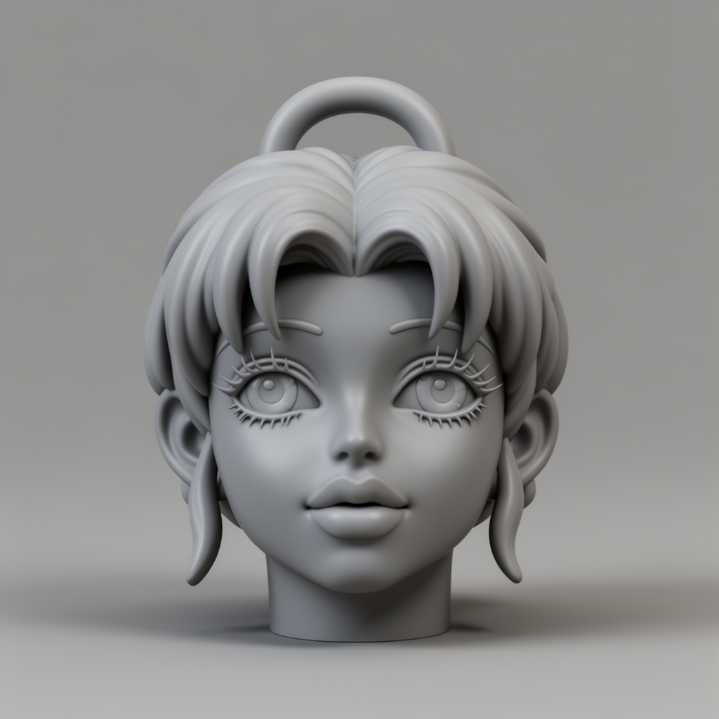 Sailor Moon Head Bust free 3D printable STL