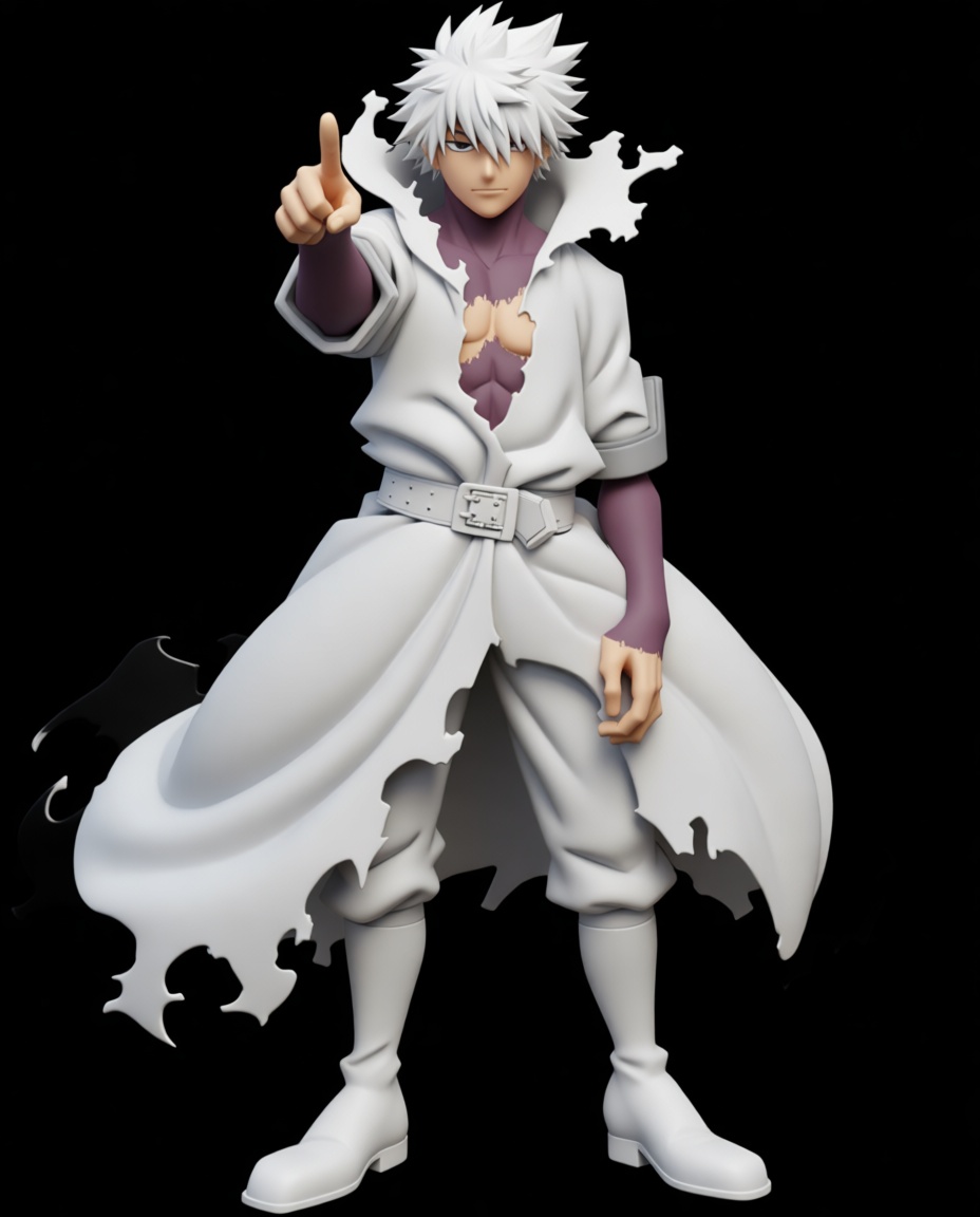 Killua Zoldyck Figurine free 3D printable STL