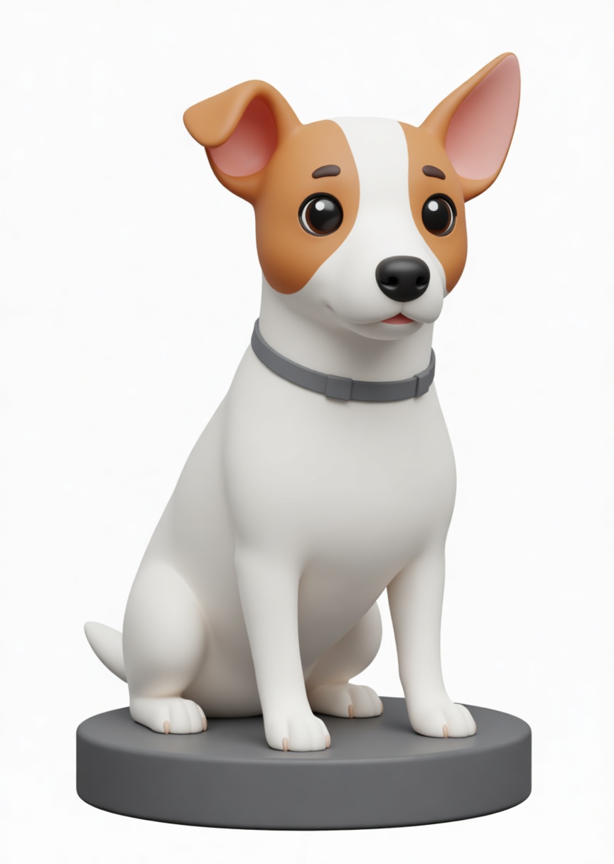 Jack Russell Terrier Figurine free 3D printable STL