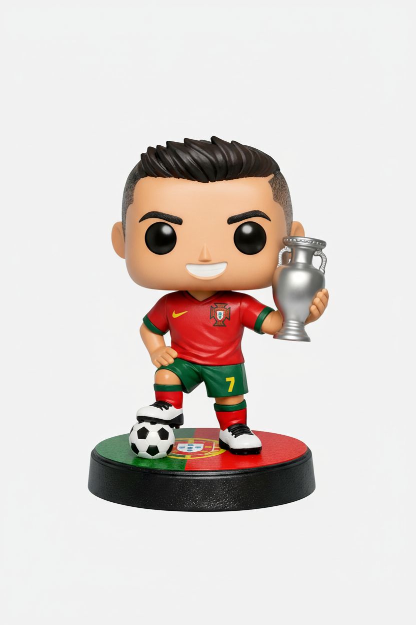 Cristiano Ronaldo Figurine free 3D printable STL