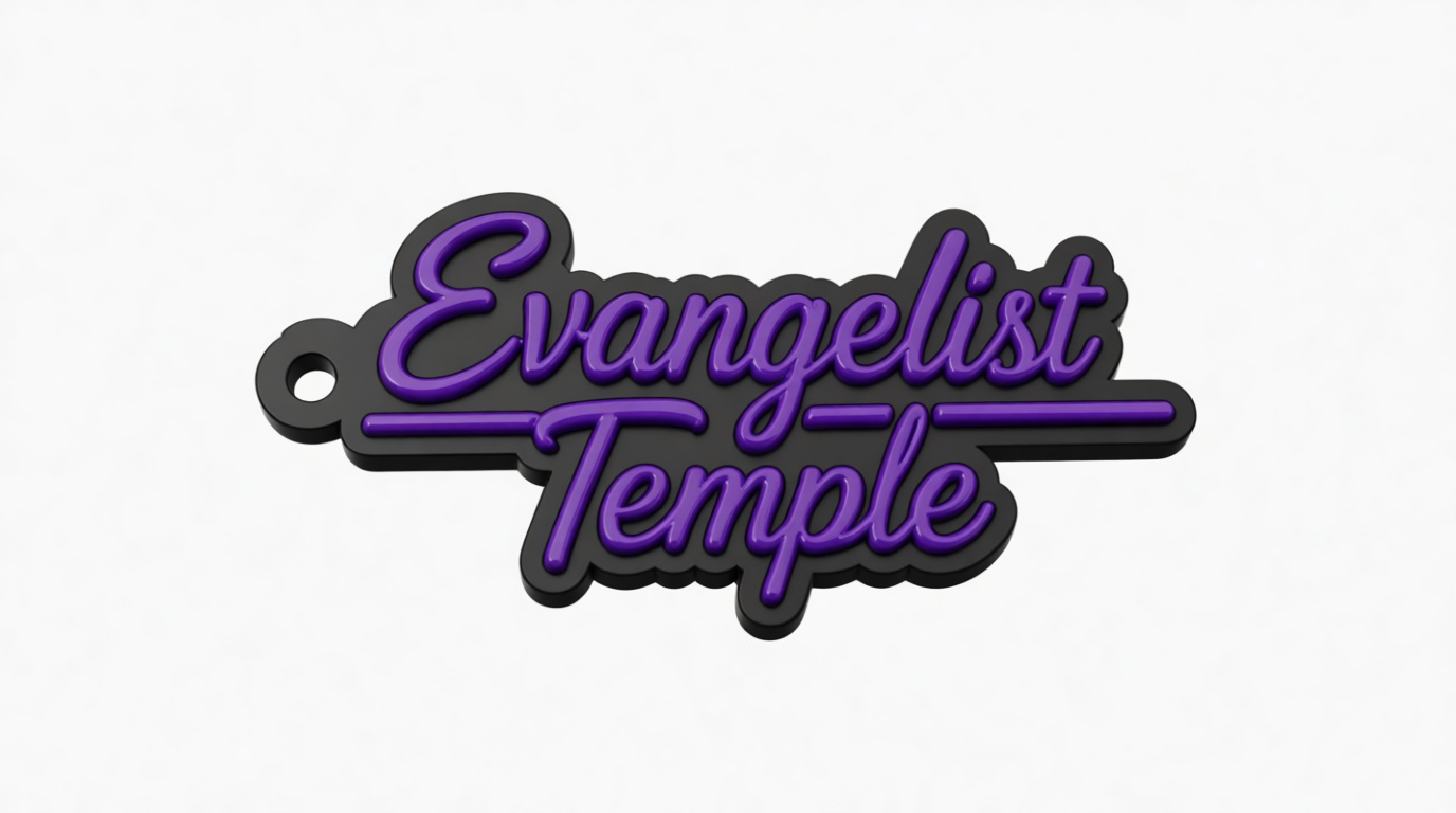 Evangelist Temple Keychain free 3D printable STL