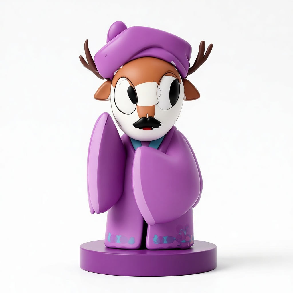 Stylized Deer Figure free 3D printable STL