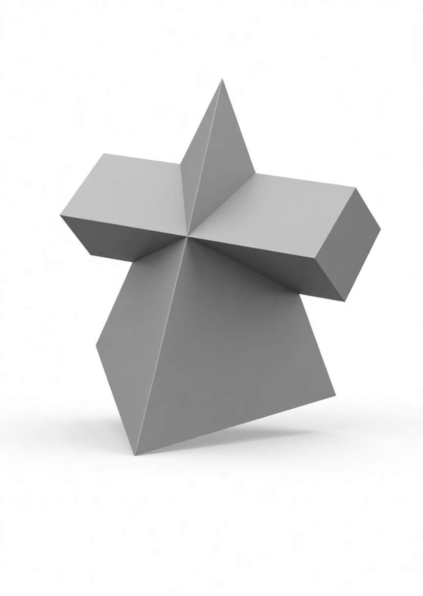 Pentagonal Bipyramid Model free 3D printable STL